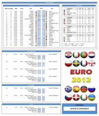 Calendrier Euro 2012